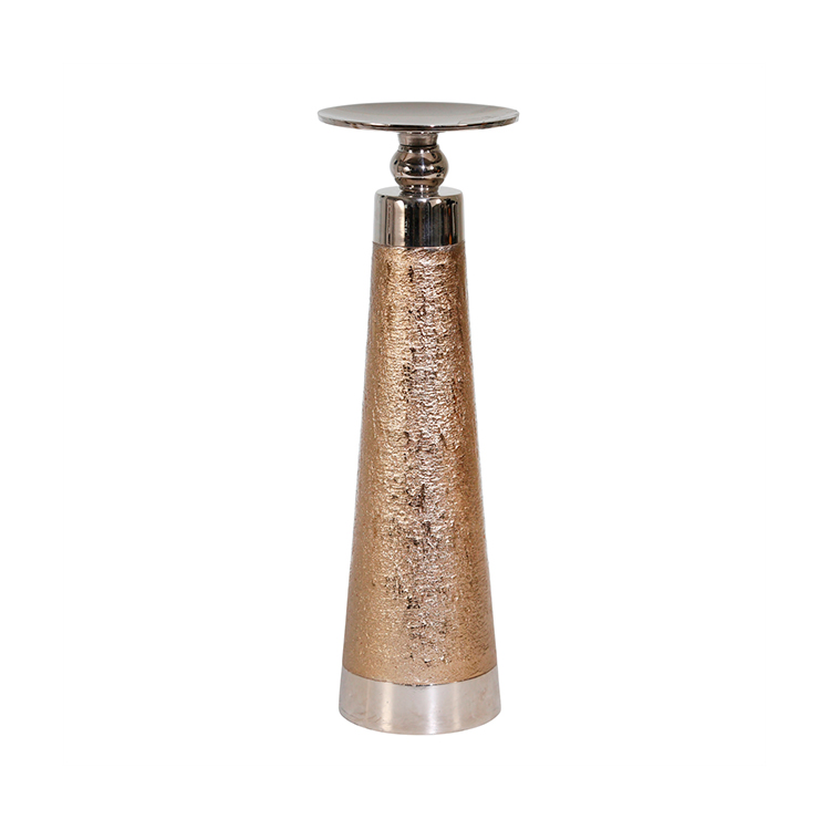 Candelabro dorado con plateado I