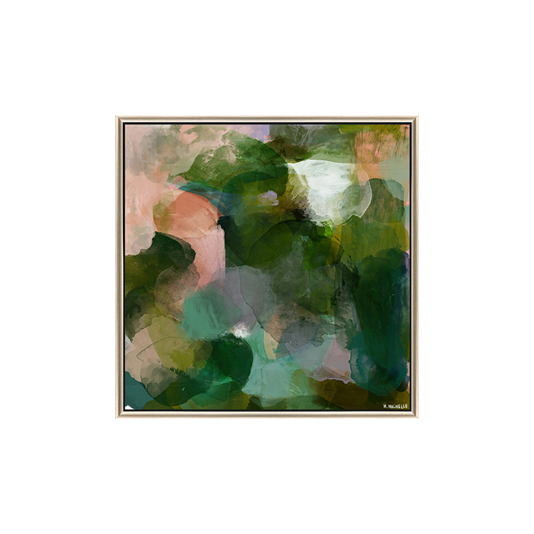 Cuadro abstracto  verde