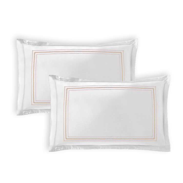 Set de 2 fundas de almohada bordado Jules Sand